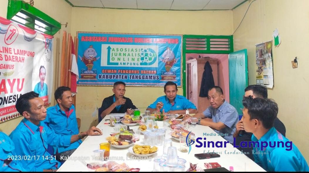 Upaya Ciptakan Jurnalis Profesional, Dewan Pengurus Daerah Asosiasi Jurnalis Online Lampung Tanggamus Gelar Rakerda