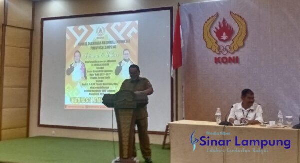Arinal Djunaidi Nahkodai KONI Lampung Periode 2023-2027