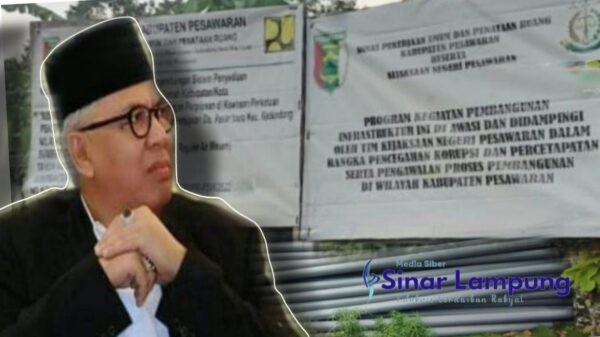 Proyek SPAM Pesawaran Telan Anggaran Miliaran Tapi Hasilnya Nihil, Alzier: Jika Terindikasi Korupsi, Laporkan Saja !