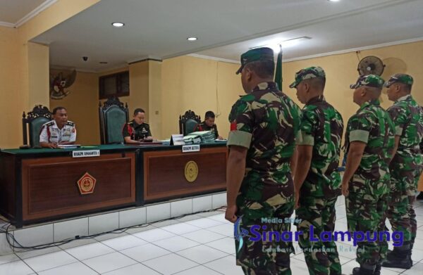Kasus Mutilasi di Mimika 4 Prajurit TNI Dituntut Pidana Penjara Seumur Hidup