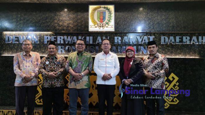 Ketua DPRD Lampung Mingrum Gumay Terima Kunjungan Silaturahmi Pengurus BAZNAS
