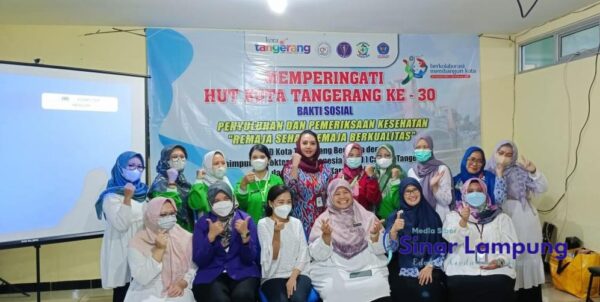HUT Kota Tangerang Ke-30 Tahun, RSUD Kota Tangerang Mengajak Ratusan Pelajar Ikuti Giat SIGIBER