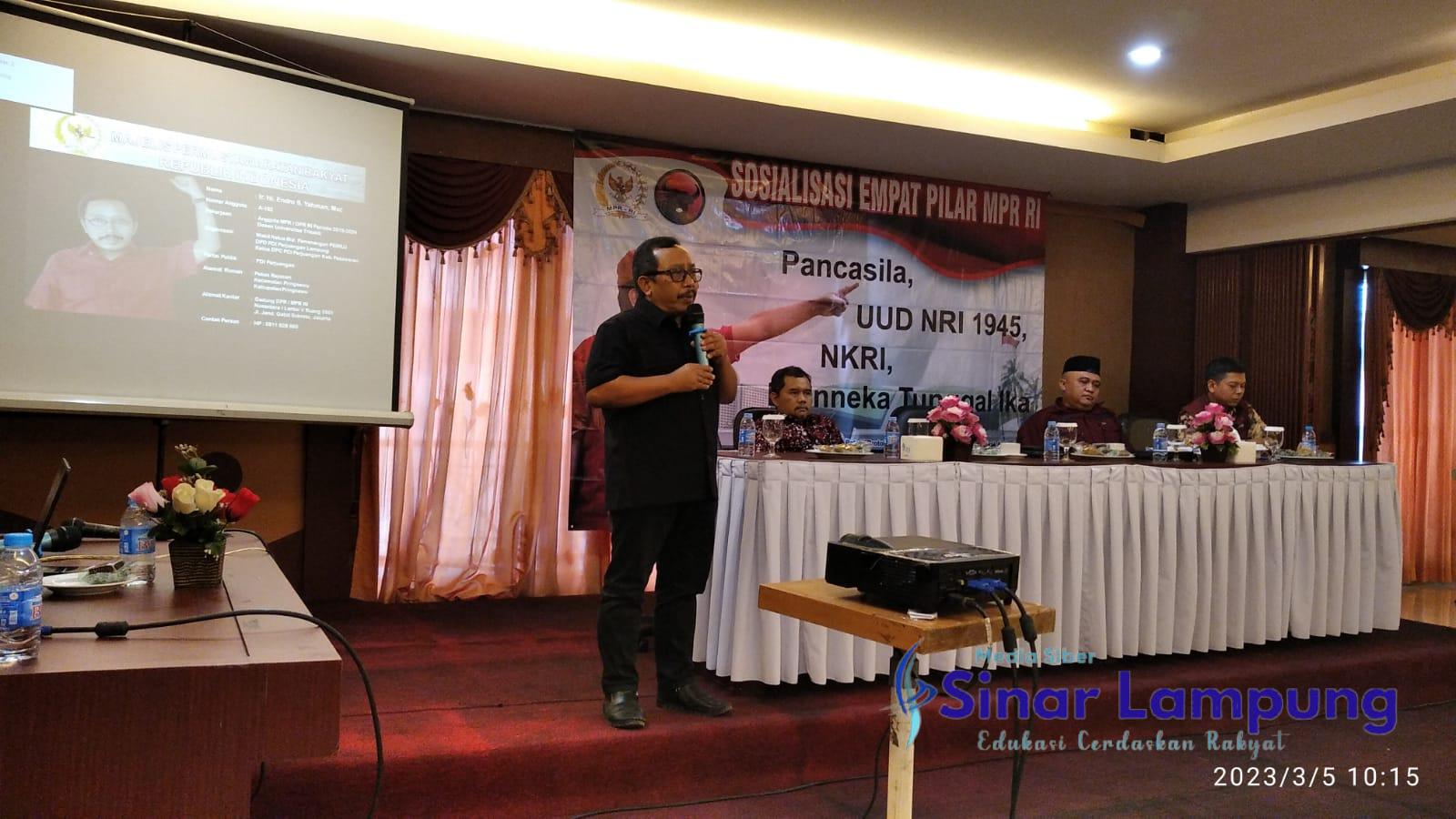 Endro Suswantoro Yahman Sosialisasi 4 Pilar Tentang KemiskinanÂ