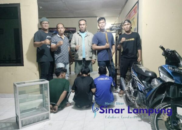 Tiga Remaja Pembobol Warung di Bekuk Polsek Penawar Tama