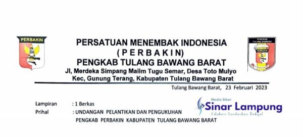 Pembentukan Perbakin Pengkab Tubaba Sarat Kepentingan