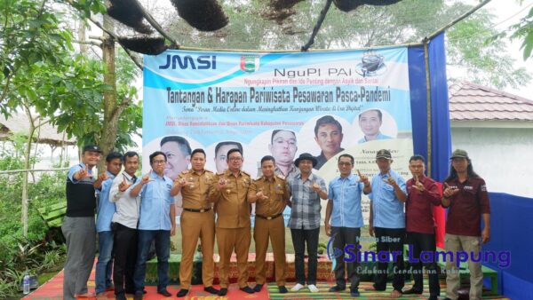 JMSI Pesawaran Gelar ‘Ngupi Pai’ Bersama Tiga Kepala Dinas dan Ketua PWI