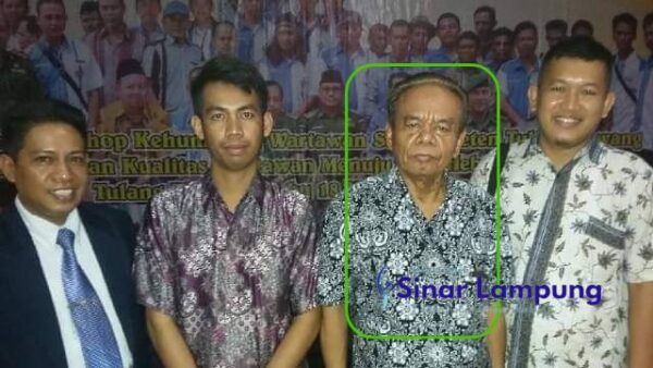 Tokoh Pers Lampung Bambang Eka Wijaya Wafat