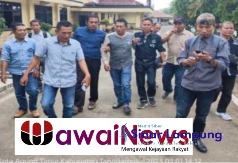 Redaksi WawaiNews.id  Minta Polres Tanggamus Kepastian Hukum Aksi Barbar Kepala Pekon Way Nipah