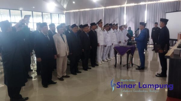 Bupati Way Kanan Lantik 34 Pejabat Eselon 3