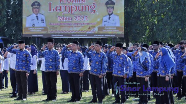 Gubernur Arinal Pimpin Upacara Peringatan HUT ke-59 Provinsi Lampung