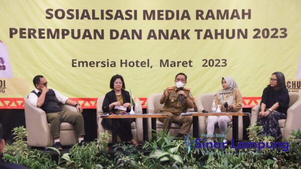 Sekda Buka Sosiasasi Ramah Perempuan dan Anak 2023 Bersama Media