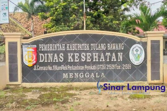 Anggaran Belanja Langsung Untuk 13 Kegiatan Rp7,3 Miliar Dinas Kesehatan Tulang Bawang Diduga Bermasalah?