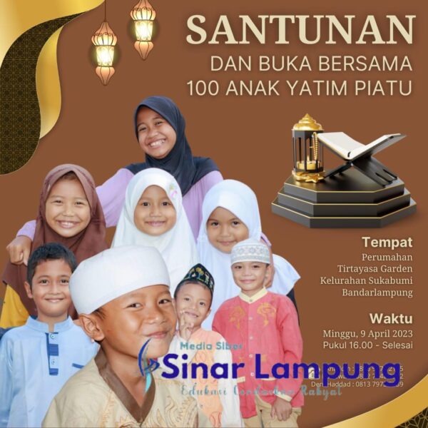 Bertepatan Nuzulul Qur’an Mendatang, Anak Yatim se-Kelurahan Sukabumi Bakal Dapat Santunan
