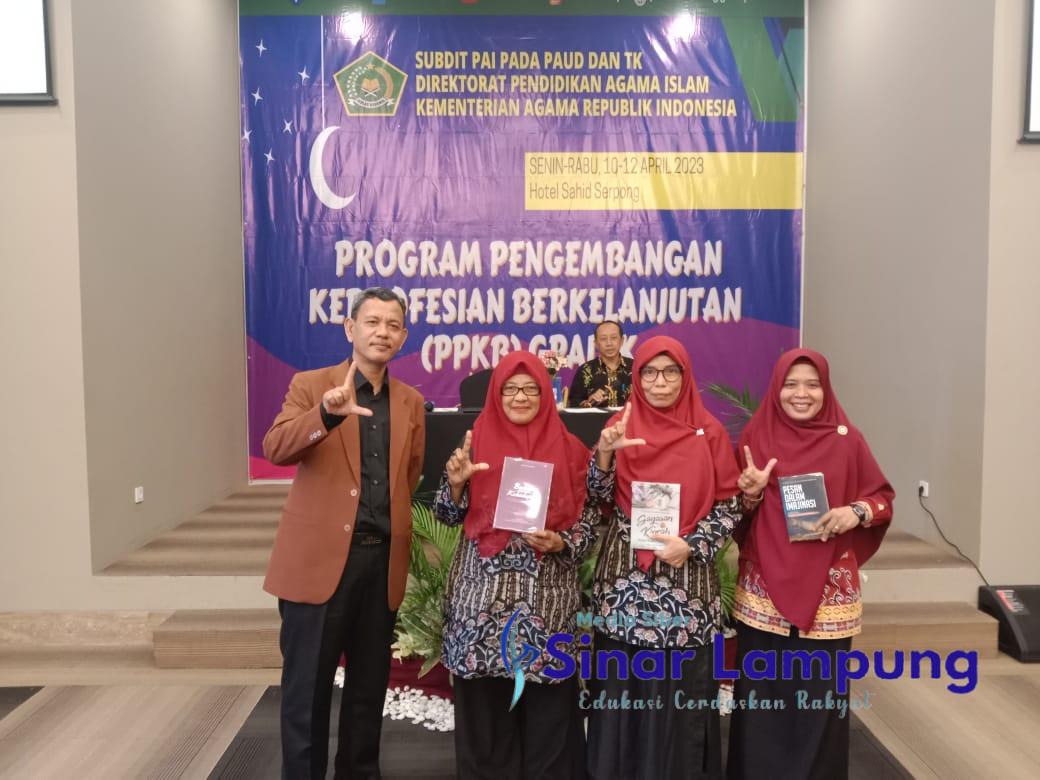 Guru TKIT Qurrota A’yun Rajabasa, Mewakili Provinsi Lampung Pelatihan Tingkat Nasional
