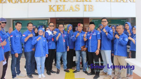 Demokrat Lampung Selatan Serahkan Surat Permohonan Perlindungan Hukum dan Keadilan ke MA