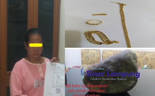 Perempuan di Tanah Datar Rampok Ibu Kandung Pukul Kepala Lalu lucuti Emas Dan Uang