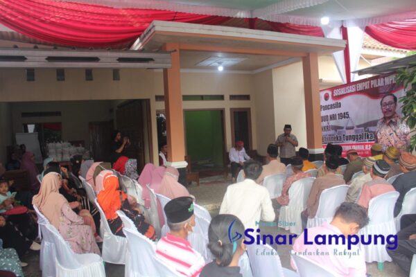 Anggota MPR RI Fraksi PDI Perjuangan Sosialisasi 4 Piral MPR RI