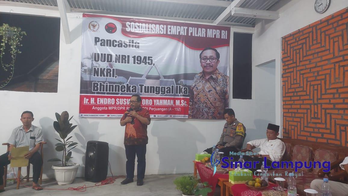 Sosialisasi 4 Pilar “Mari kita perkuat Pancasila dalam praktek kehidupan keseharian”