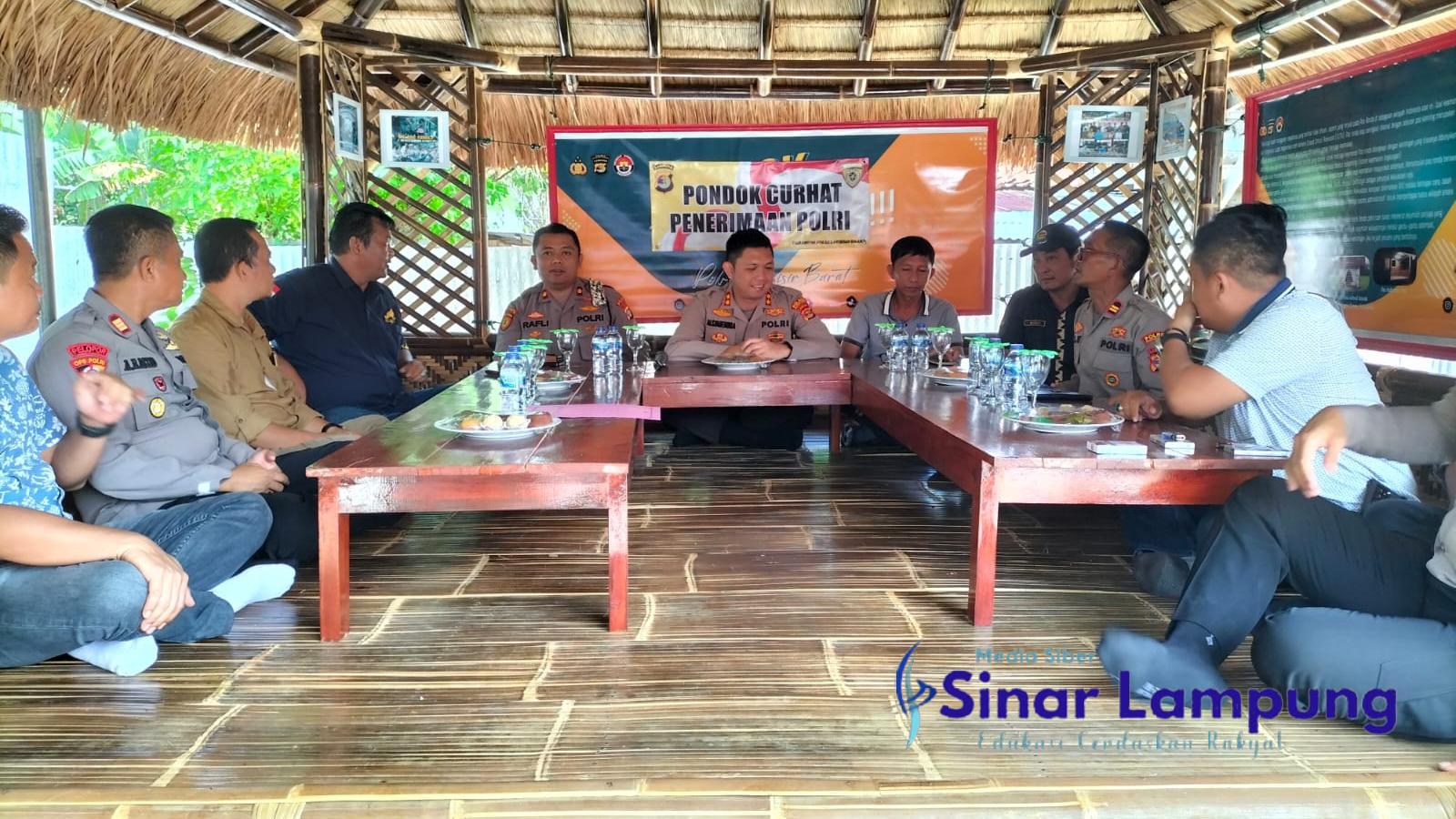 Polres Pesisir Barat Gelar Ramah Tamah dan Tatap Muka Dengan Insan Pers