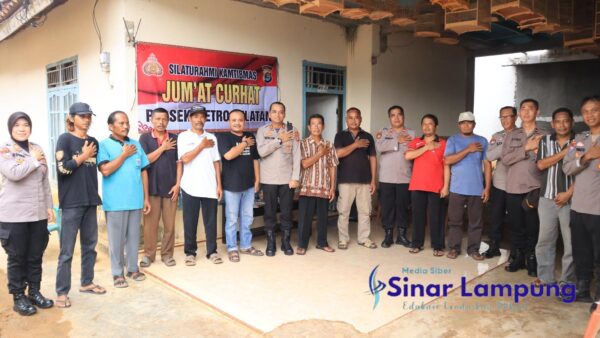 Jumat Curhat di Rejomulyo, Kapolres Metro: Jangan Sungkan Sampaikan Keluh Kesah