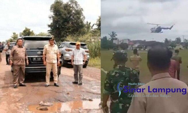 Jadwal Tinjau Jalan Rusak Tertunda Sehari Presiden Akan Datang Besok 5 Mei ke Lampung Lokasi Jalan Sudah Rata Dalam Sehari?