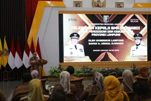Gubernur Arinal Lepas 46 Kepala Sekolah Ikuti Program Kepala Sekolah Mengabdi Tingkat SMK
