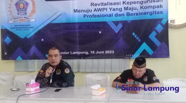 Hengki Ahmad Jazuli Ingin AWPI Lampung Jadi Barometer