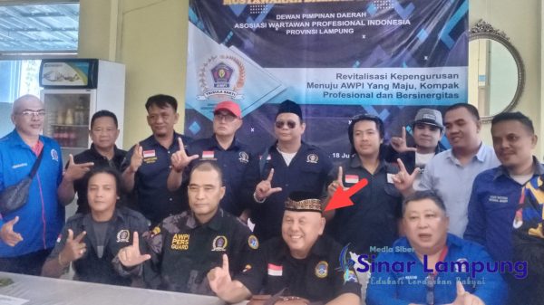 Haji Barusman Terpilih Ketua DPD AWPI Lampung Periode 2023-2028