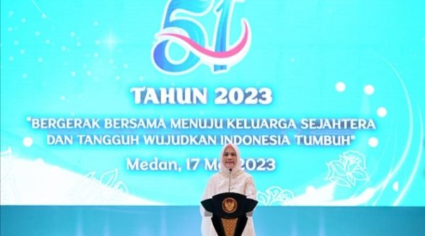 Ketua TP-PKK Provinsi Lampung Hadiri Peringatan HKG ke-51 di Medan