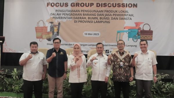 Pembukaan FGD Pengutamaan Penggunaan Produk Lokal di Provinsi Lampung