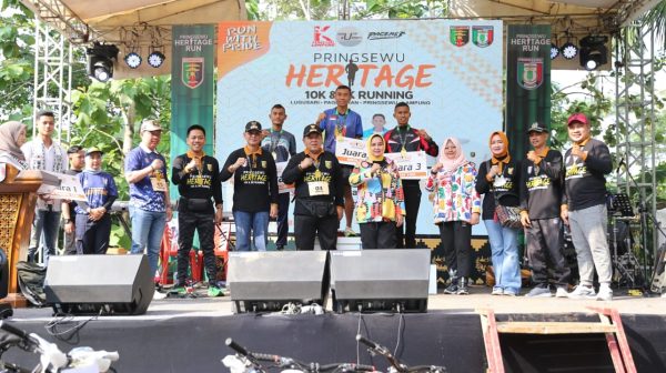 Arinal Djunaidi Buka Fun Run Pringsewu Heritage