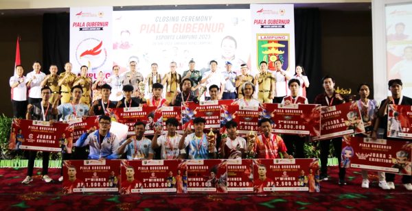 Piala Gubernur E-sport Lampung 2023 Berakhir, Ini Daftar Pemenangnya