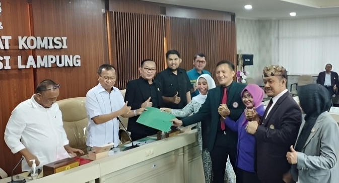 Temui DPRD Lampung, Lima Organisasi Minta RUU Kesehatan Omnibus Law Dibatalkan