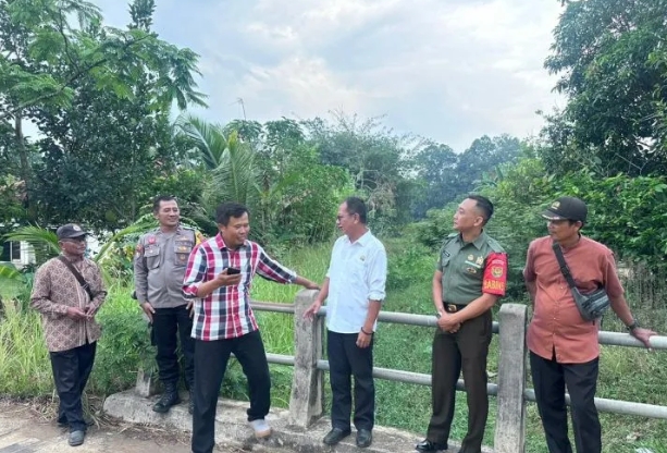 Ketua DPRD Lampung Tinjau Irigasi Sukobinangun Way Seputih