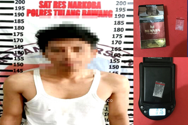 Bawa Sabu, Warga Rajabasa Ditangkap Polisi