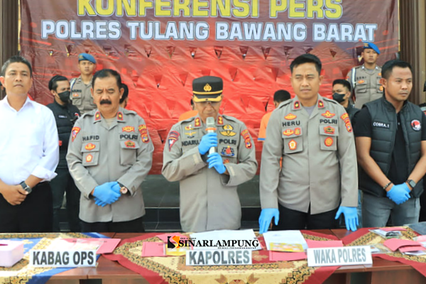 Polres Tubaba Ungkap Kasus Sabu BB Puluhan Gram