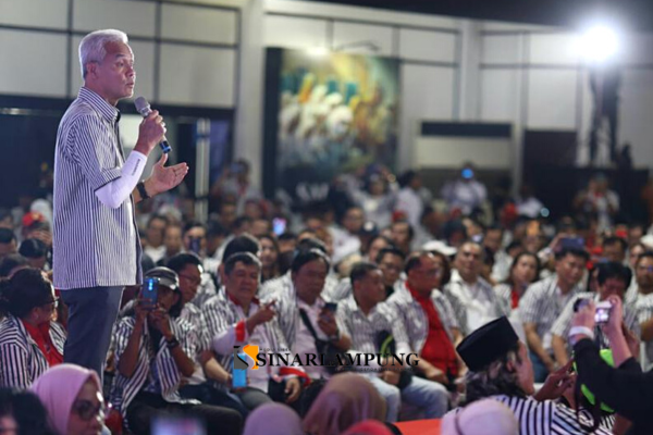 350 Organ Relawan Bersatu, Ganjar Pranowo: Komando Ada di Saya