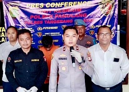 Polsek Pamulang Tangkap Dua Pelaku Tawuran Geng Motor
