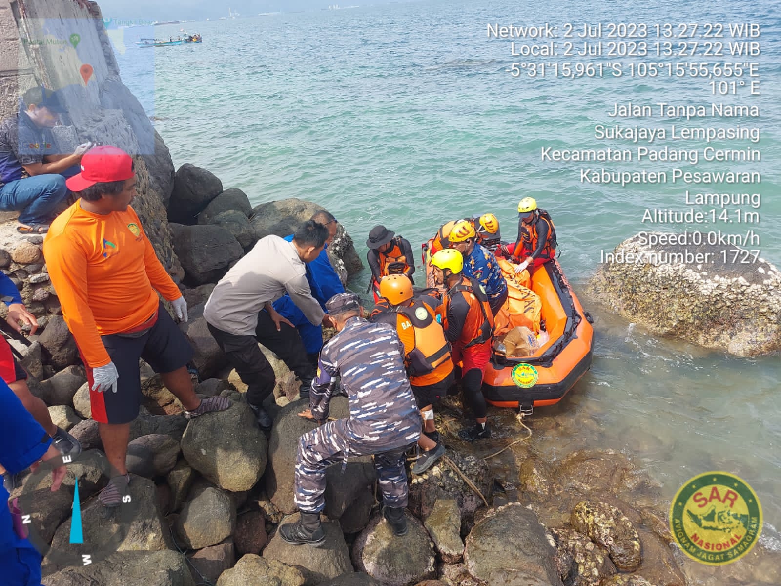 Tenggelam Saat Memancing Di Pantai Mutun, Dua Pemuda Ditemukan Tewas