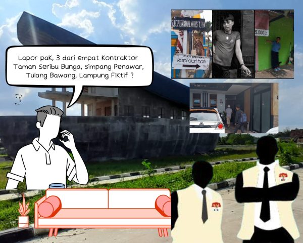 Tiga Rekanan Megaproyek Taman Seribu Bunga Diduga Beralamat Palsu