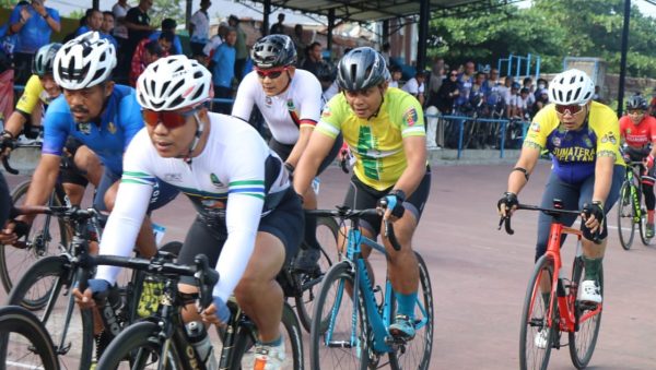 Tim Balap Sepeda Lampung Tanding Perdana PORNAS KORPRI XVI