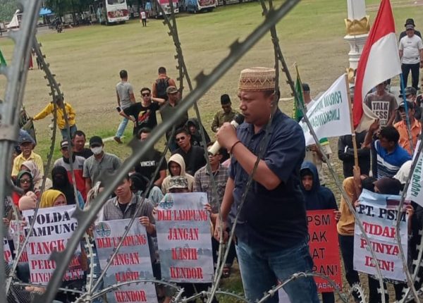 Unjuk Rasa ke DPRD Lampung, PEMATANK Dukung Penutupan PT PSM
