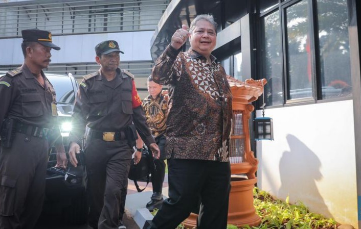 Airlangga Penuhi Panggilan Kedua Kejagung Presiden Minta Hormati Penegak Hukum