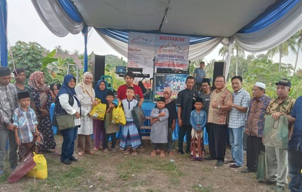 HUT ke-1 Begawinews Gelar Khitan Massal dan Bagi Sembako