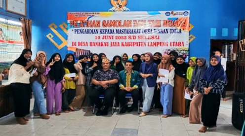 Unila Galakkan Pelatihan Gamolan dan Tari Bedana di Hanakau Jaya Lampura