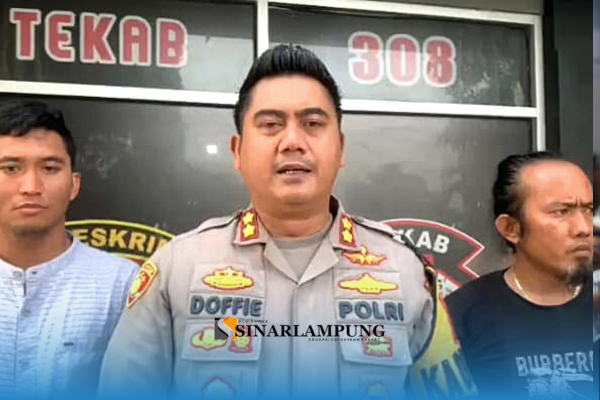 Tekab 308 Polres Lamteng Lumpuhkan 2 Residivis Curanmor