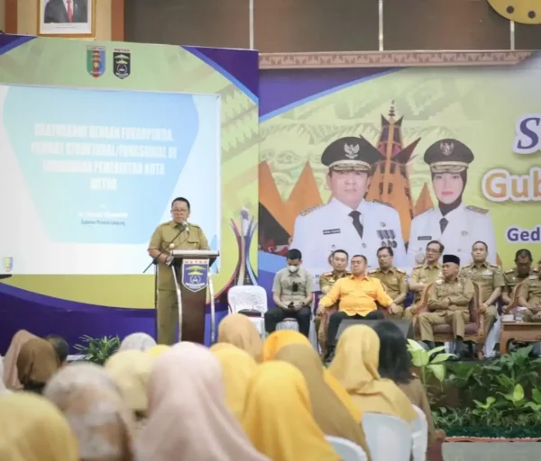 Gubernur Arinal Djunaidi Dorong Peningkatan Tata Kelola Pemerintahan Di Kota Metro