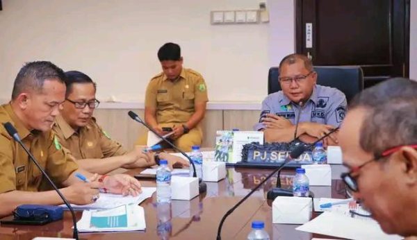 Pj Sekda Muba Pimpin Rapat Persiapan Penyusunan Laporan Capaian Kinerja Pj Bupati