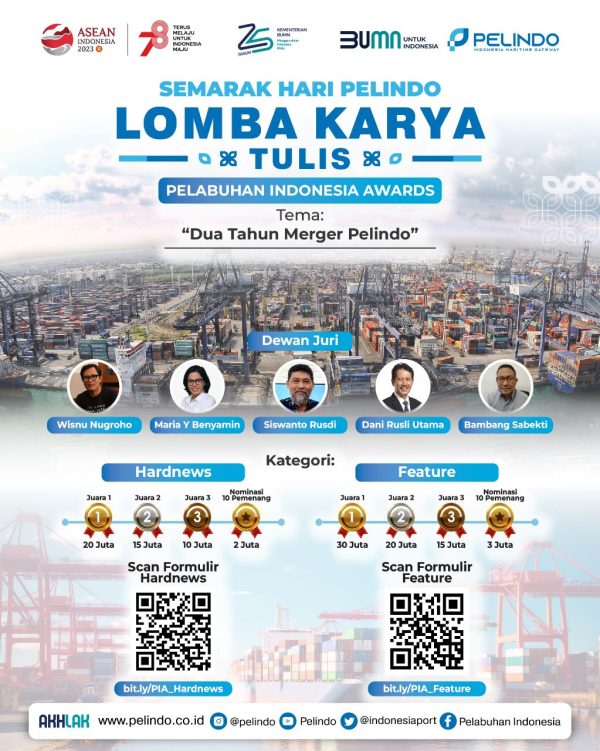 Berhadiah Puluhan Juta ! Lomba Karya Tulis Jurnalistik Pelindo Award 2023