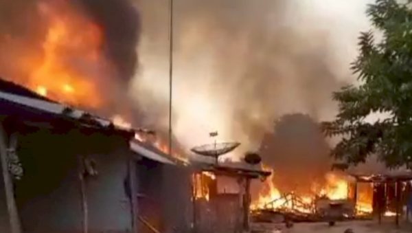 Perumahan Pekerja PT ILP SGC Ludes Terbakar